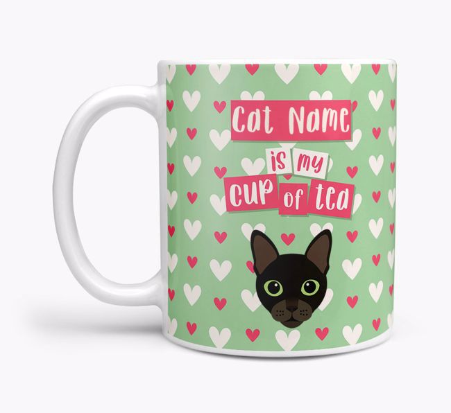 {dogsName} Is My Cup of Tea: Personalised {breedCommonName} Mug